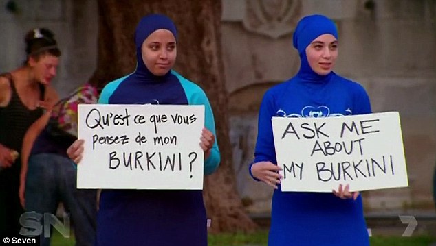 Takhle vypadají plavky o kterých nkteré muslimky tvdrí, e jsou správné podle šarie, tzv. burkiny